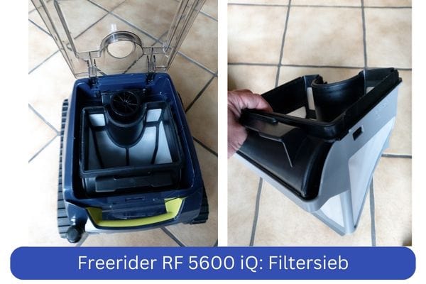 Zodiac Freerider RF 5600 iQ Akku Poolroboter Filtersieb